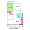 ストークマンションⅡ 3LDKの間取り