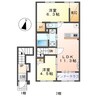 【新築】島田市向谷元町アパート 2LDKの間取り