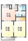 セレクト21　A・B 2DKの間取り