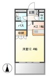 メゾンディール 1Kの間取り