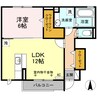 豊穂 1LDKの間取り