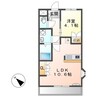 レコルテ 1LDKの間取り