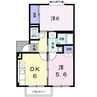 エステートＫＯＩＫＥ 2DKの間取り