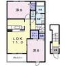 プリムローズ 2LDKの間取り