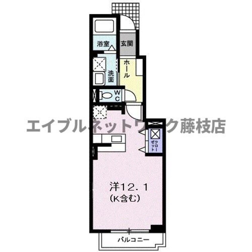 間取図 Ｍａｉｓｏｎ　ｄｅ　ａｎｇｅ