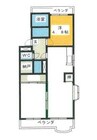 寿マンション 2LDKの間取り
