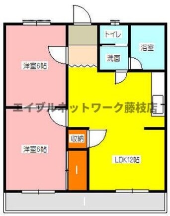 間取図 オスオハイツ