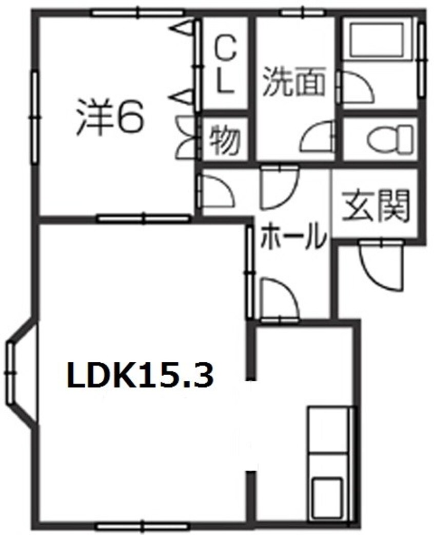 間取図 クレシェンテⅡ