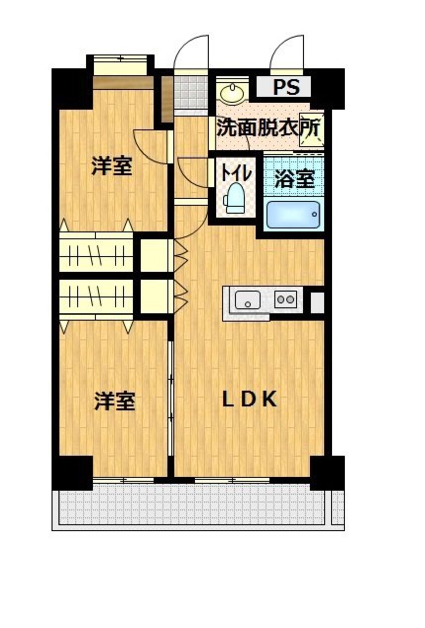 間取図 ベルメゾン藤枝