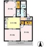 あれぐりあ 3DKの間取り