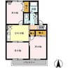 あれぐりあ 3DKの間取り