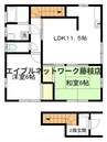 サンマリノ 2LDKの間取り