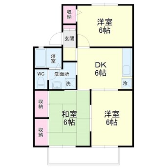 間取図 カーサビアンカＣ