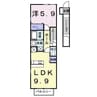 インフィニティ・Ｙ 1LDKの間取り