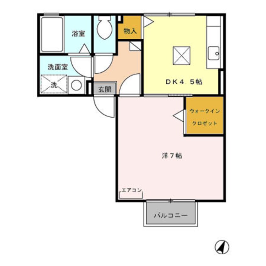 間取図 グラン・パラシオⅡ　Ａ