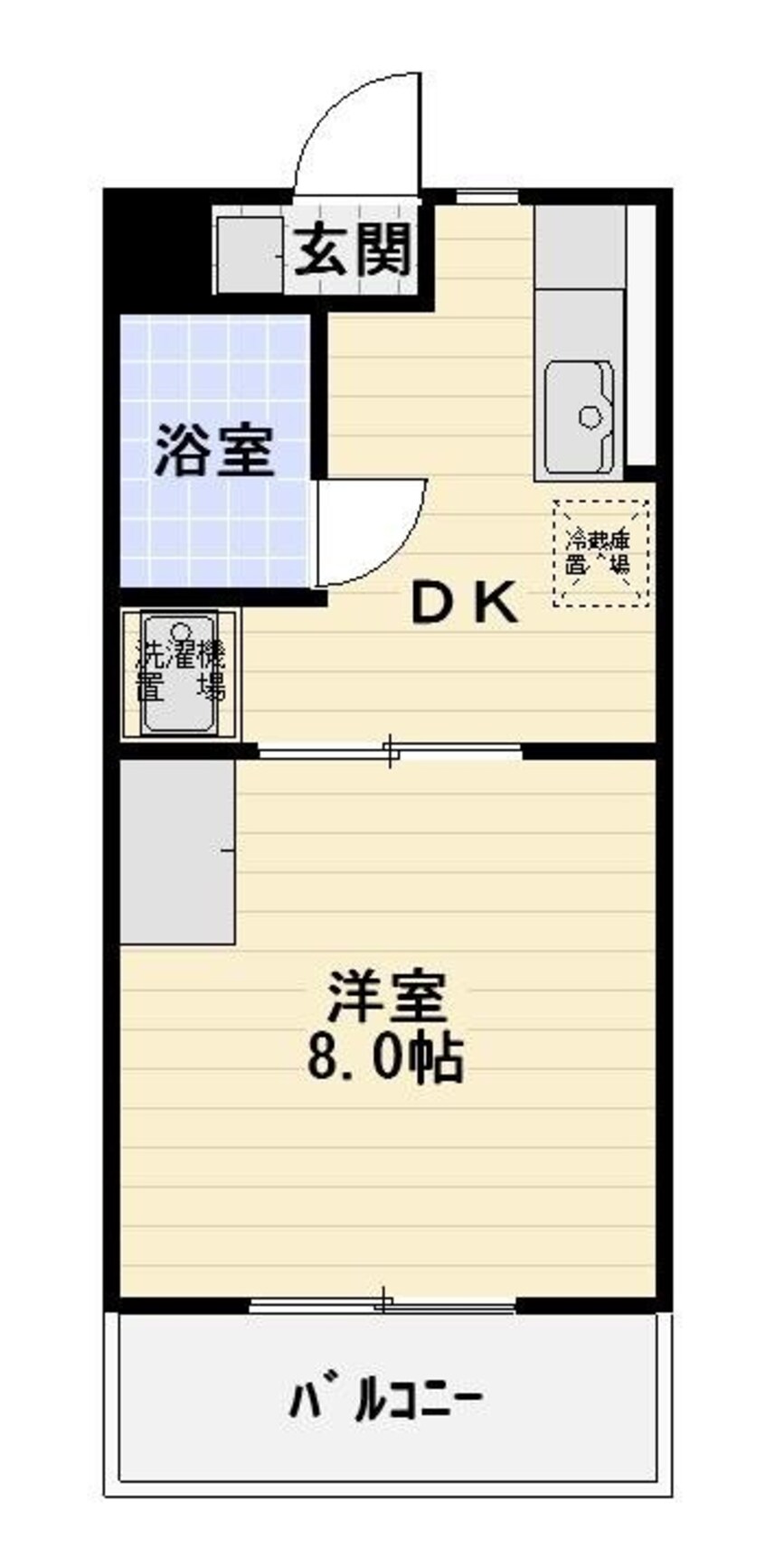 間取図 グランドールアサヒ