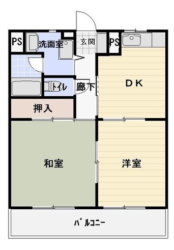 間取図 メルベーユⅡ