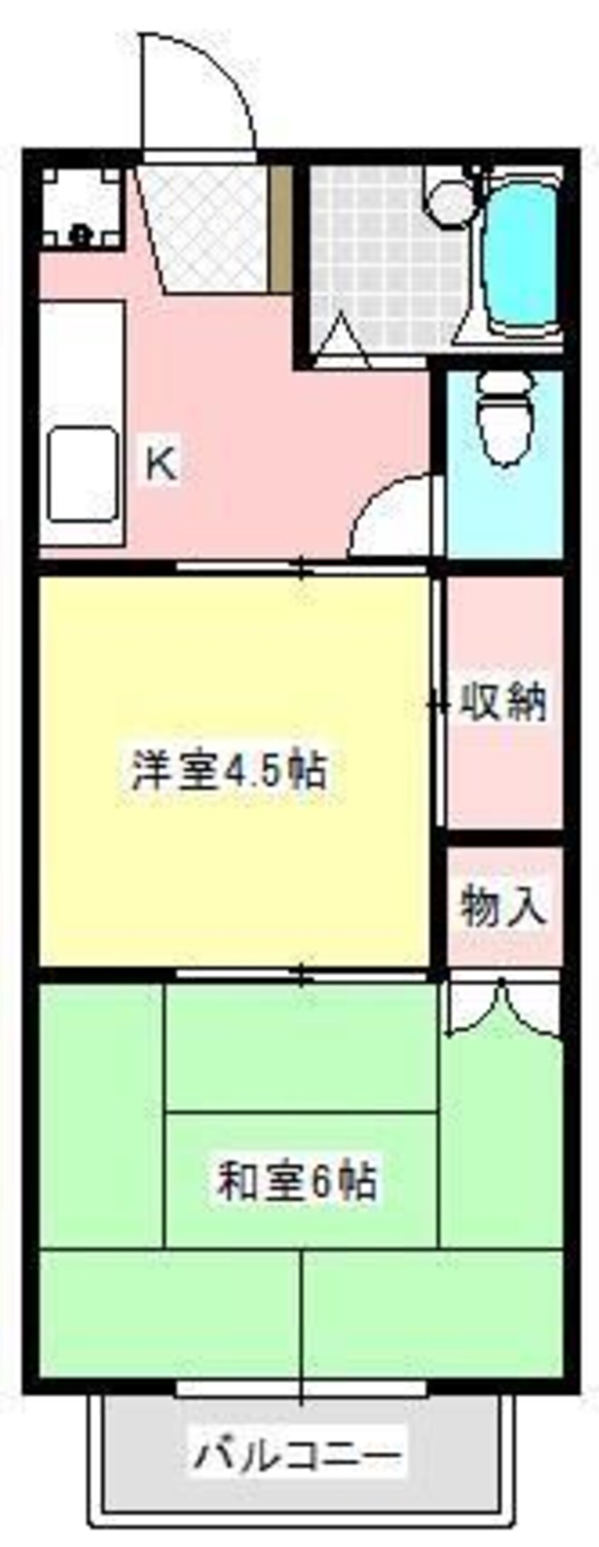 間取図 セジュール新南新屋