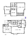 藤枝市東町貸家 4LDKの間取り