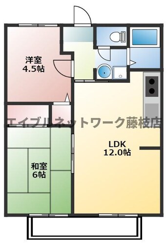 間取図 コメット・S