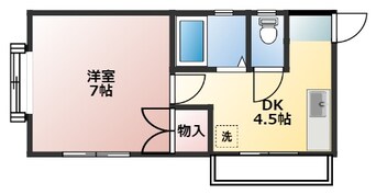 間取図 レジデンス中里