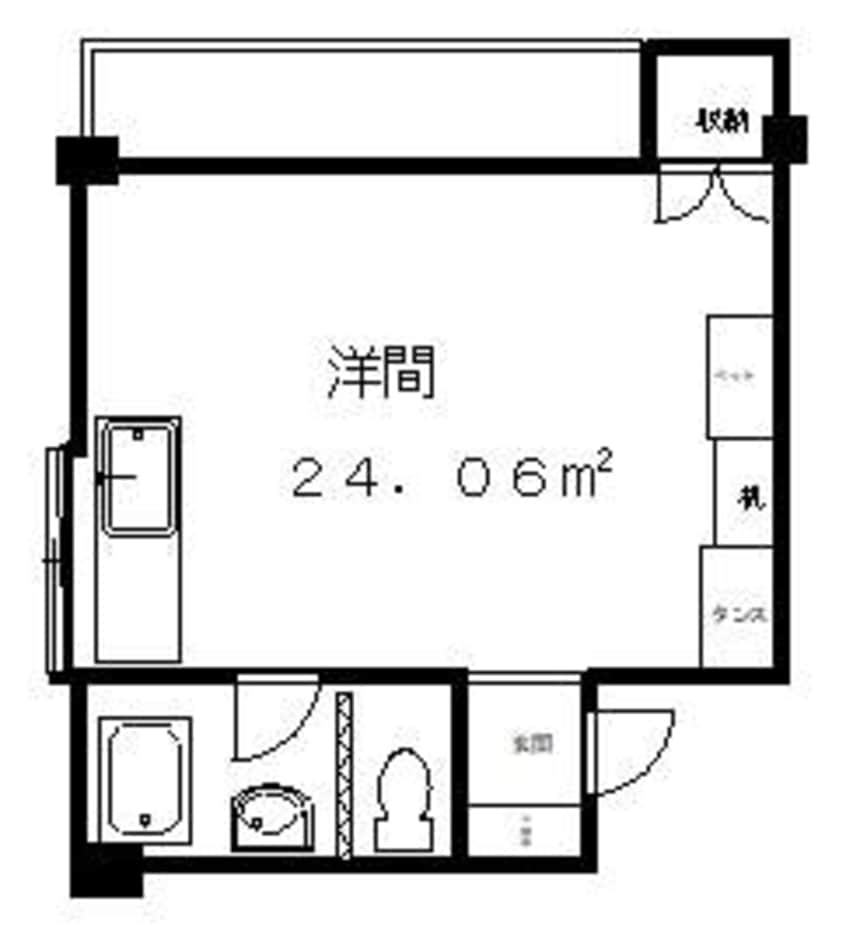 間取図 オラシオン登呂田B