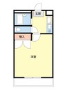 パレス野田 1Rの間取り