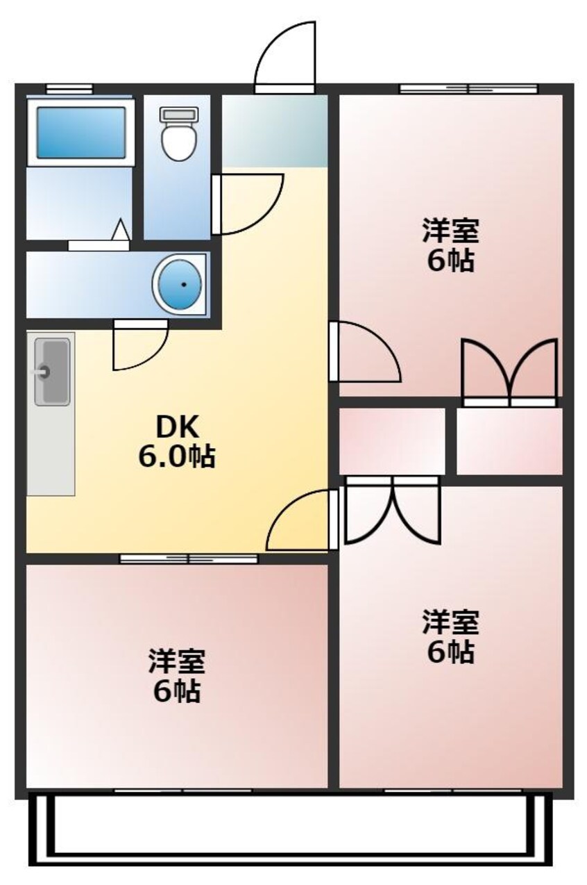 間取図 ニューサンシャイン高柳