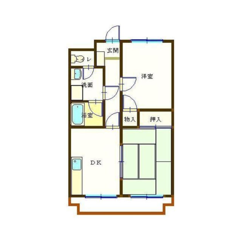 間取図 リビエール・カタセ