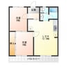 Precious下青島 2LDKの間取り