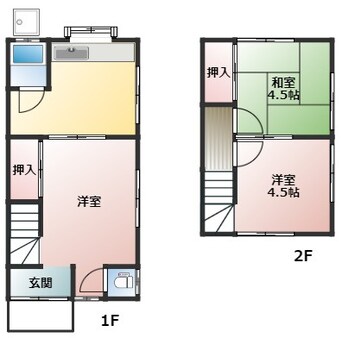 間取図 小泉様貸家