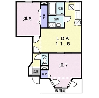 間取図 メゾンリヴィエール