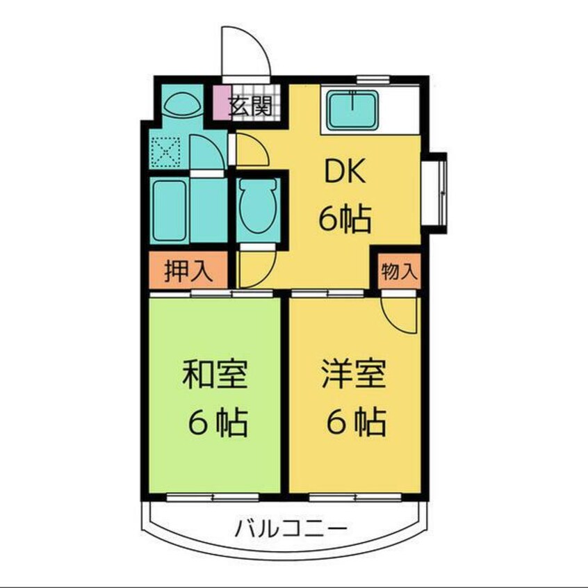 間取図 ディアコート