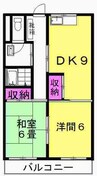 シティコーポ駅北 2DKの間取り