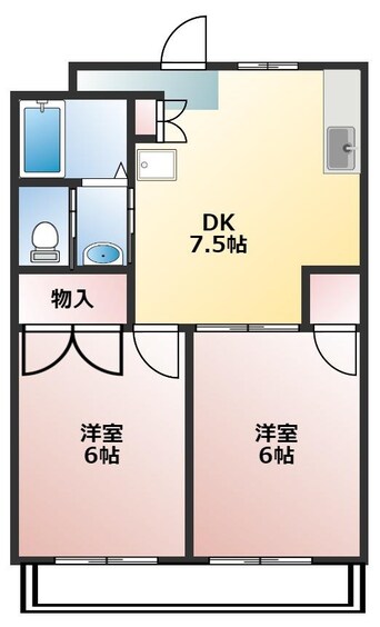 間取図 シャトレ牧之原