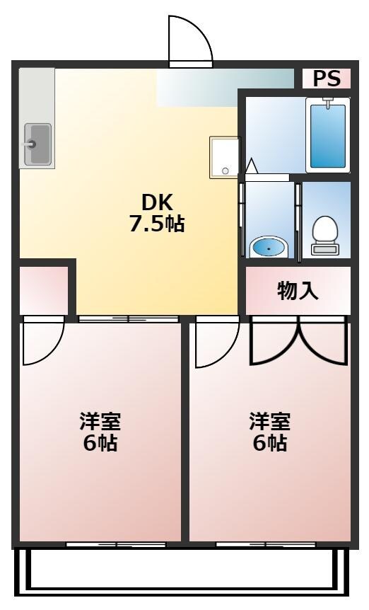 間取り図 シャトレ牧之原