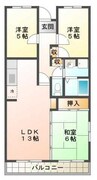 ベルⅡ 3LDKの間取り