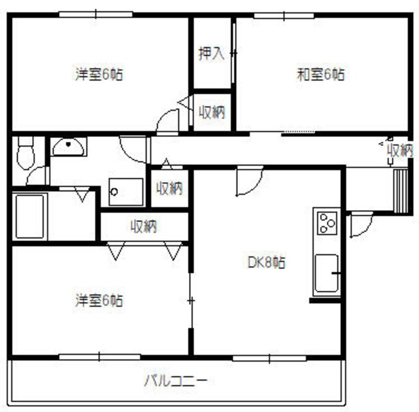 間取図 エステーム