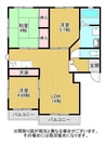 アーデルB 3LDKの間取り
