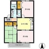 あれぐりあ 3DKの間取り