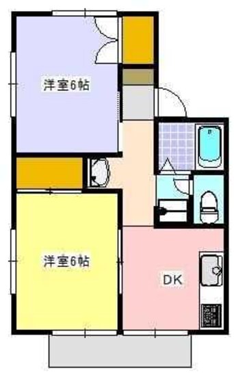 間取図 いわたハイツ