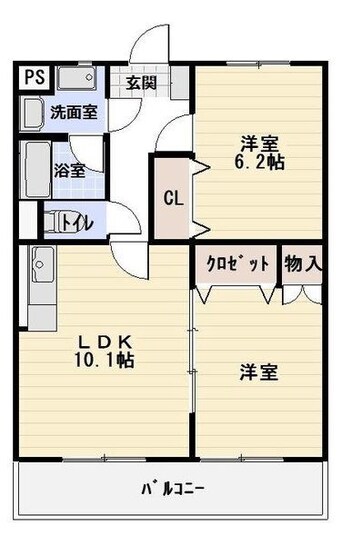 間取図 ベルクA