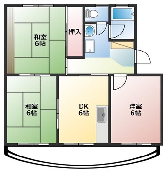 間取図 道原マンション