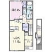 ショコラ 1LDKの間取り