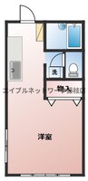 マーガレットタウン焼津 1Rの間取り