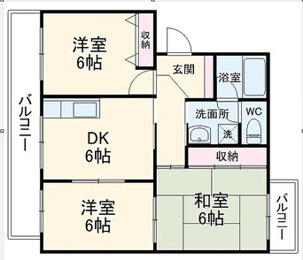 間取図 アーバンライフ茶町