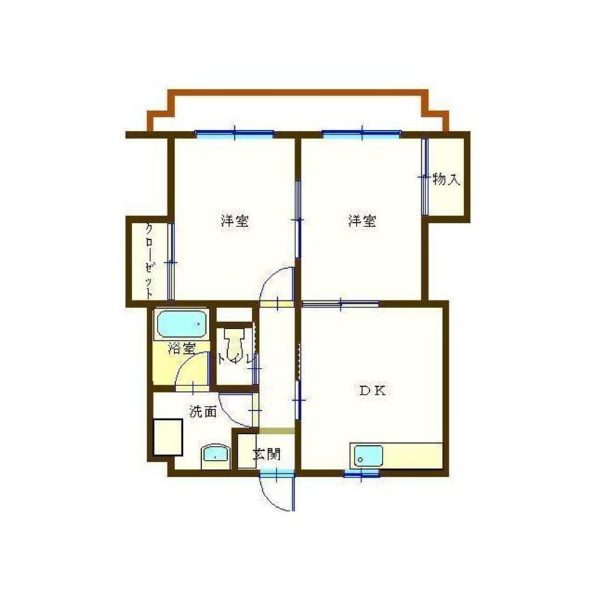 間取図 リビエールII