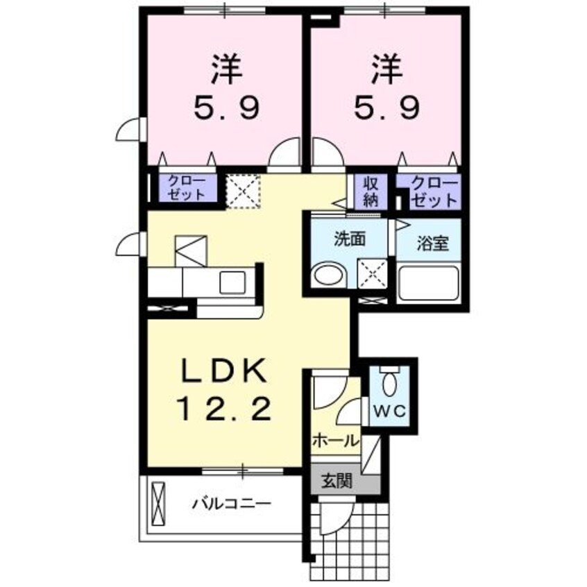 間取図 ラフィーネ・Ｎ