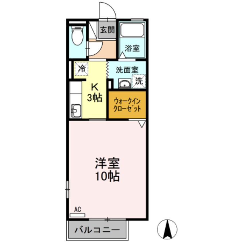 間取図 アムール飯塚