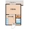 コーポ南野 1DKの間取り